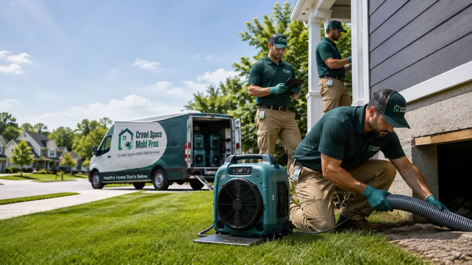 Crawl Space Mold Removal in Utica, MI